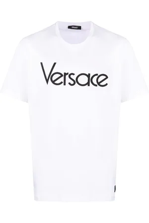 VERSACE T-Shirt mit Logo-Stickerei