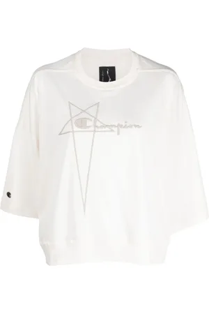 Rick Owens T-Shirt mit Logo-Stickerei