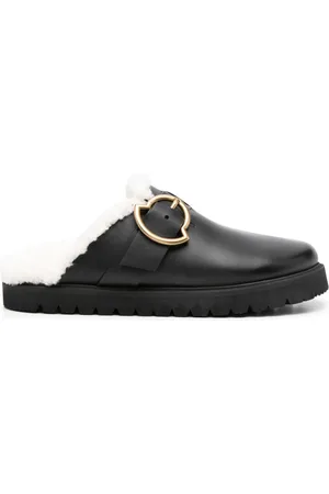 Moncler Mules aus Leder