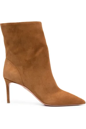 Aquazzura Matignon Stiefel aus Wildleder 75mm