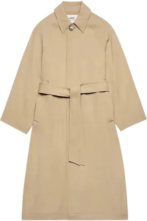 Ami Einreihiger Trenchcoat
