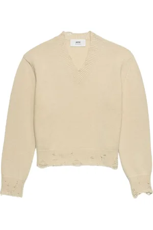 Ami Pullover im Distressed-Look