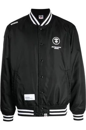 A Bathing Ape Bomberjacke mit Baseball-Kragen