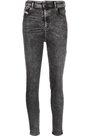 Diesel Slandy Skinny-Jeans mit hohem Bund