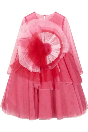 Marchesa Notte Kleid mit Blumenapplikation