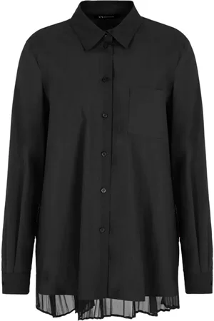 Armani Exchange Hemd mit plissiertem Einsatz