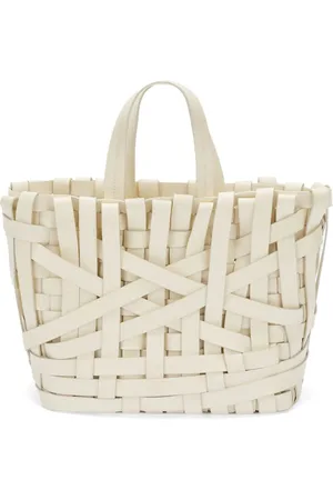 Jil Sander Handtasche mit Korbdetail