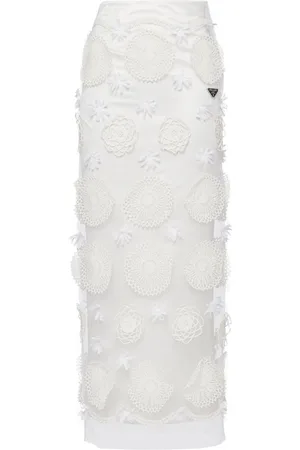 Prada Bestickter Maxirock