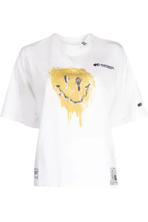 Maison Mihara Yasuhiro T-Shirt mit Logo-Stickerei