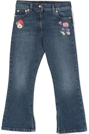 Dolce & Gabbana Jeans mit Blumenstickerei