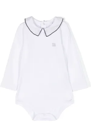 DOUUOD KIDS Langärmeliger Body mit Logo-Print