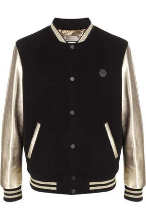 Philipp Plein Bomberjacke im Metallic-Look