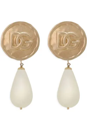 Dolce & Gabbana Ohrstecker mit Logo-Prägung