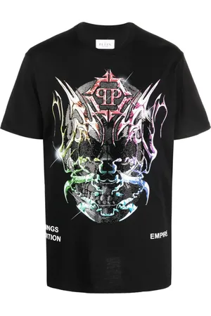 Philipp Plein Chrome T-Shirt mit rundem Ausschnitt