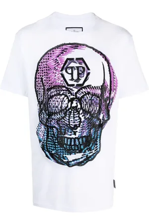 Philipp Plein T-Shirt mit Totenkopf-Print