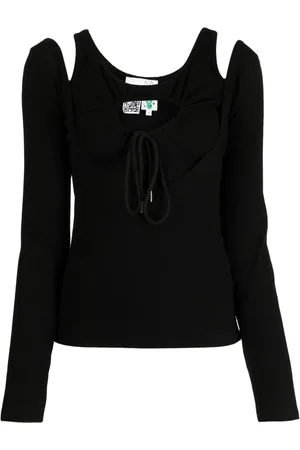 Natasha Zinko Langarmshirt mit Cut-Out