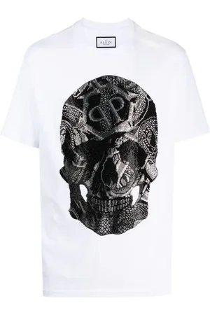 Philipp Plein T-Shirt mit Schlangen-Print