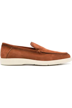 santoni Loafer aus Wildleder