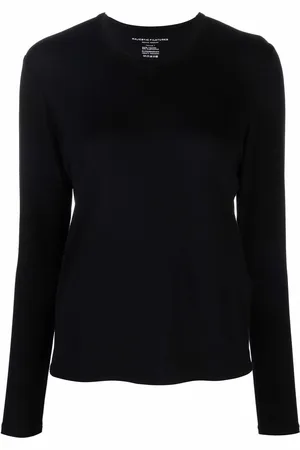 Majestic Klassisches Langarmshirt