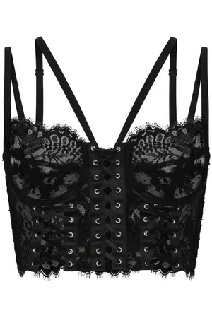 Dolce & Gabbana Korsett mit Spitzendetail