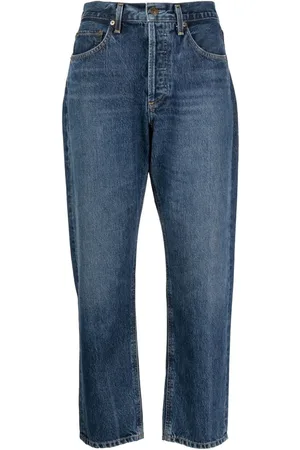 AGOLDE Cropped-Jeans mit hohem Bund