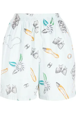 CHANEL 1990s Shorts mit hohem Bund