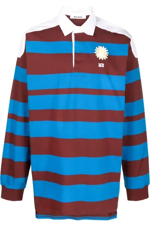 WALES BONNER Poloshirt mit Querstreifen