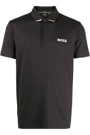 HUGO BOSS Geripptes Poloshirt
