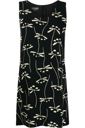 CHANEL Kleid mit Blumen-Print
