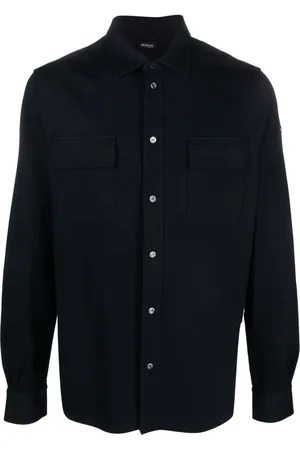 Kiton Hemd mit Logo-Stickerei