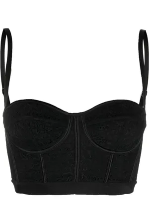 DEL CORE Bustier mit Spitzendetail