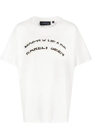 MOSTLY HEARD RARELY SEEN T-Shirt mit Logo-Prägung