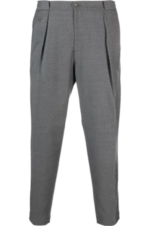 BRIGLIA Tapered-Hose mit Bügelfalten