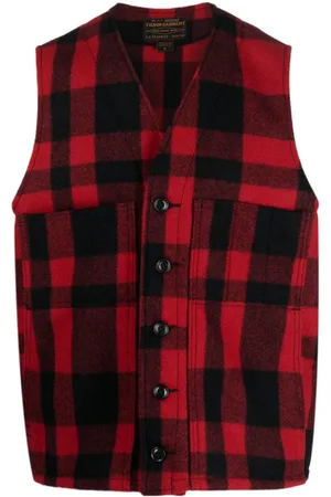Filson Karierte Mackinaw Weste