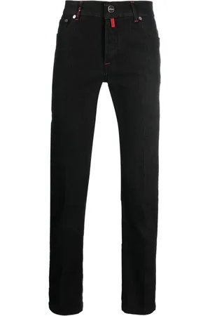 Kiton Tief sitzende Slim-Fit-Hose