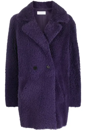 INÈS & MARÉCHAL Doppelreihiger Shearling-Mantel