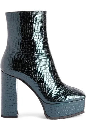 Giuseppe Zanotti Stiefel mit Krokomuster 120mm