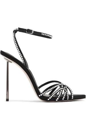 LE SILLA Sandalen mit Kristallen 110mm