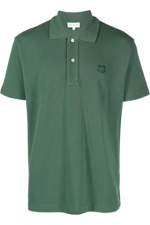 Maison Kitsuné Poloshirt aus Pikee mit Logo