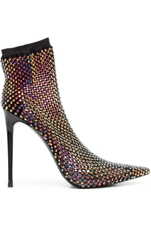 LE SILLA Gilda Stiefel mit Kristallen 125mm