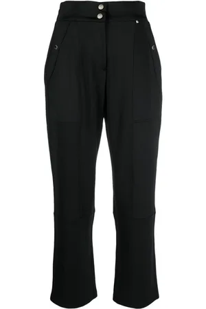 HUGO BOSS Cropped-Hose mit hohem Bund