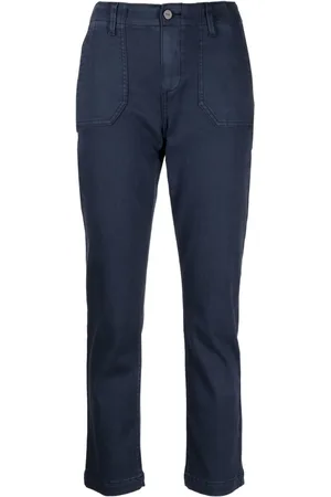 Paige Halbhohe Cropped-Jeans