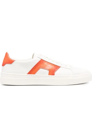 santoni Sneakers mit Kontrasteinsätzen