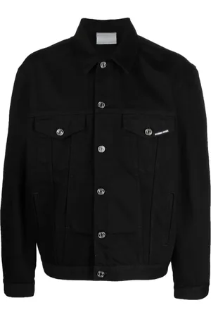 VTMNTS Jeansjacke mit Logo-Print