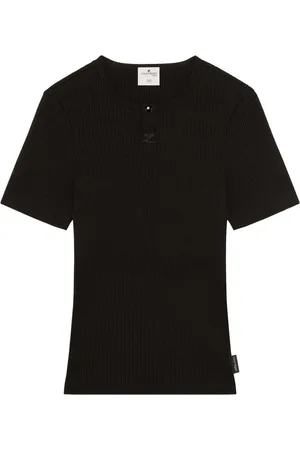 Courrèges Besticktes Jersey-T-Shirt