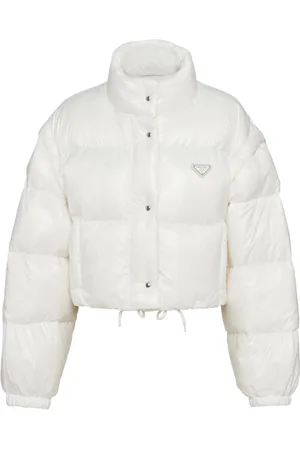 Prada Re-Nylon Cropped-Daunenjacke