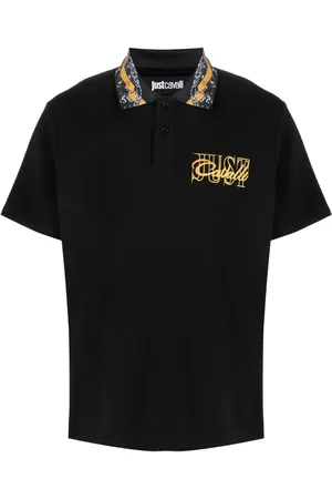 Roberto Cavalli Poloshirt mit Logo-Print