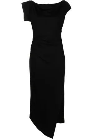 DEL CORE Asymmetrisches Midikleid
