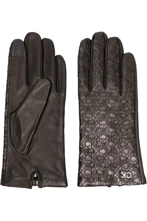 Calvin Klein Handschuhe mit Logo-Prägung