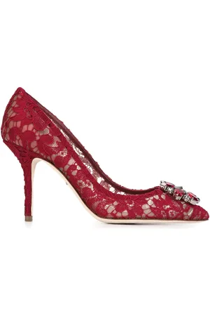Dolce & Gabbana Verzierte Pumps aus Seidenspitze